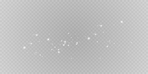 Magical festive PNG overlay with sparkling vector elements, sparkling white light, glitter effects, and transparent glowing festive decorations.