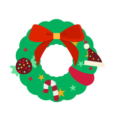 Christmas Green Wreath Decoration