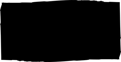 Rectangle text boxes. Brush strokes