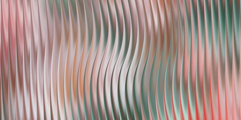 Abstract background with vertical wavy lines in pastel tones