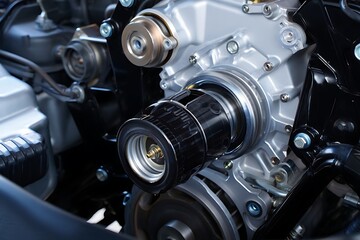 Engine components with intricate design and manufacturing details