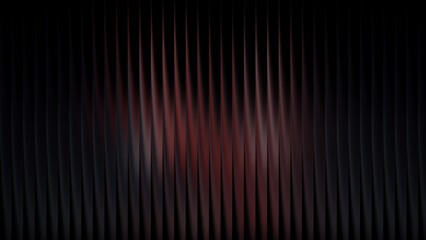 Dark abstract background with red wavy vertical lines