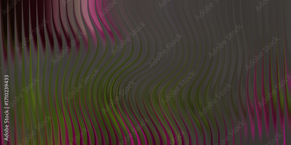 Poster abstract background with wavy vertical lines and color