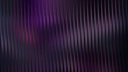 Abstract wavy vertical lines with purple and dark background
