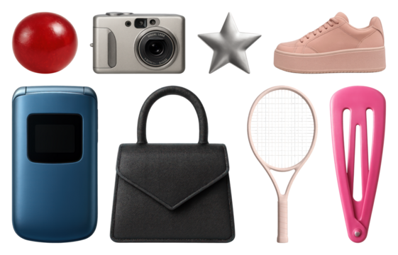 PNG Eclectic collection of everyday objects, element set on transparent background - Powered by Adobe