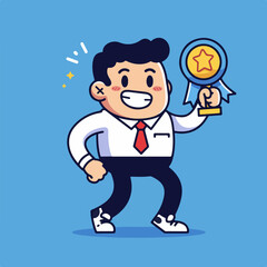 businessman with dollar sign