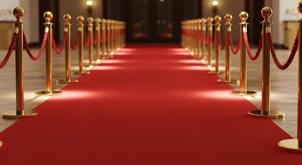 Red Carpet Event Entrance.