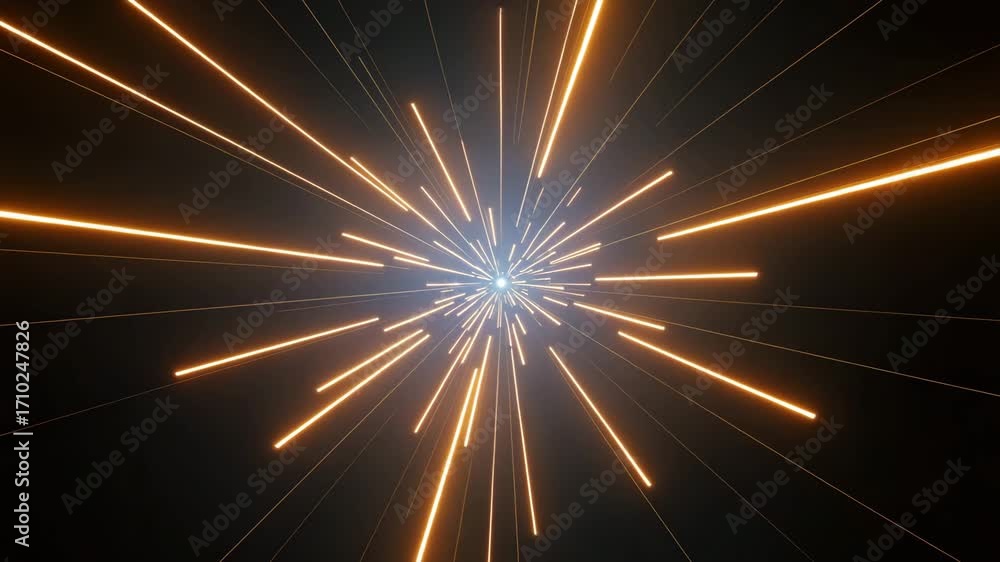 Poster experience hyperdrive with this dynamic space tunnel video, perfect for sci-fi projects and futurist