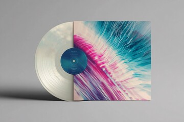 Minimal Vinyl Sleeve with Abstract Design