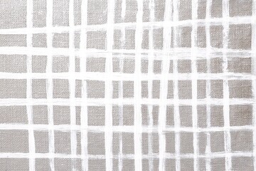 Minimal White Grid on Soft Gray Background