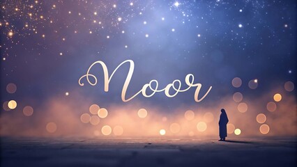 Laylat Al Qadr Palette Indigo and &bull; Islamic Art Background