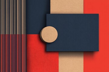 Modern Line Composition with Spacing Play