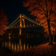 Fototapeta premium bridge at night