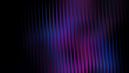 Dark abstract background with wavy vertical lines