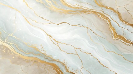 Obraz premium Pearl Essence Liquid Marble Gradient 