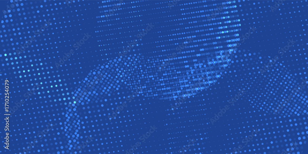 Poster design blue tech finance fintech background abstract pixel pattern. abstract business tech modern ab