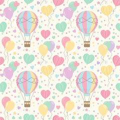 Valentine Balloon Festival Pattern