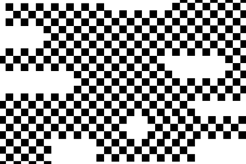 white sheet of paper. transparent abstract Seamless Black And White Square Grid Pattern. Square grid seamless patter. Hand drawn student notebook sheet, checkered paper black and white squares 