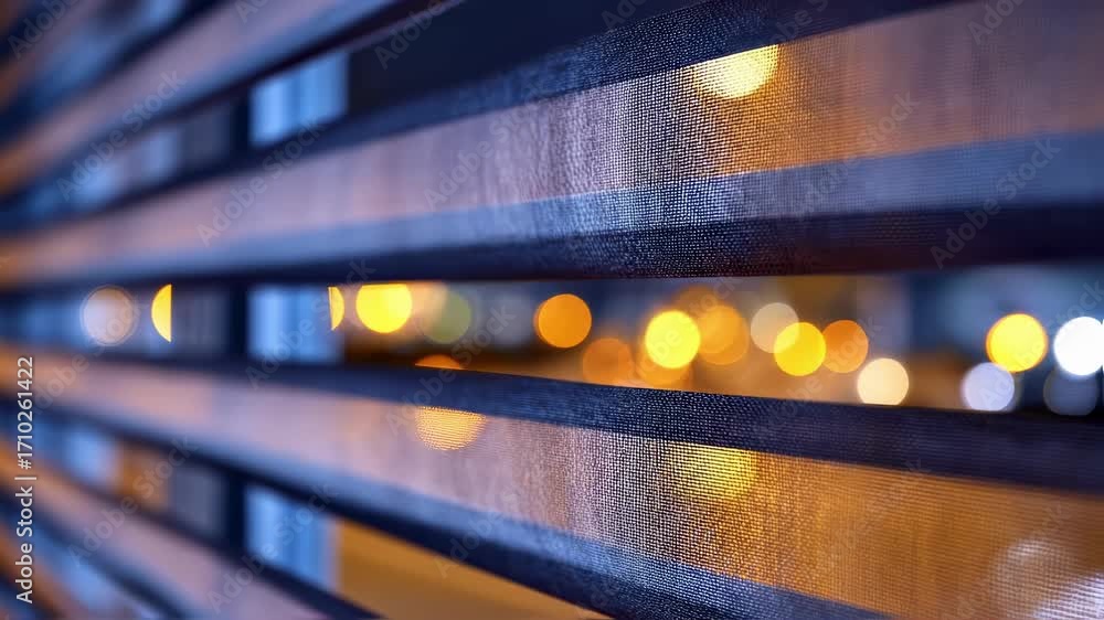 Poster focused medium shot of zebra blinds emphasizing layered fabric design to control light and privacy d