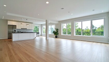 Modern open-plan apartment