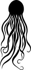 A jellyfish SVG adds a touch of the ocean to your designs.