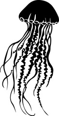 A jellyfish SVG adds a touch of the ocean to your designs.