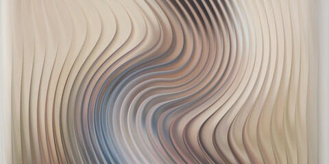 Abstract wavy texture with beige and blue tones