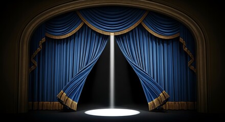 Grand Stage Curtain Opening.