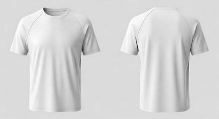 Plain White T-Shirt Mockup.