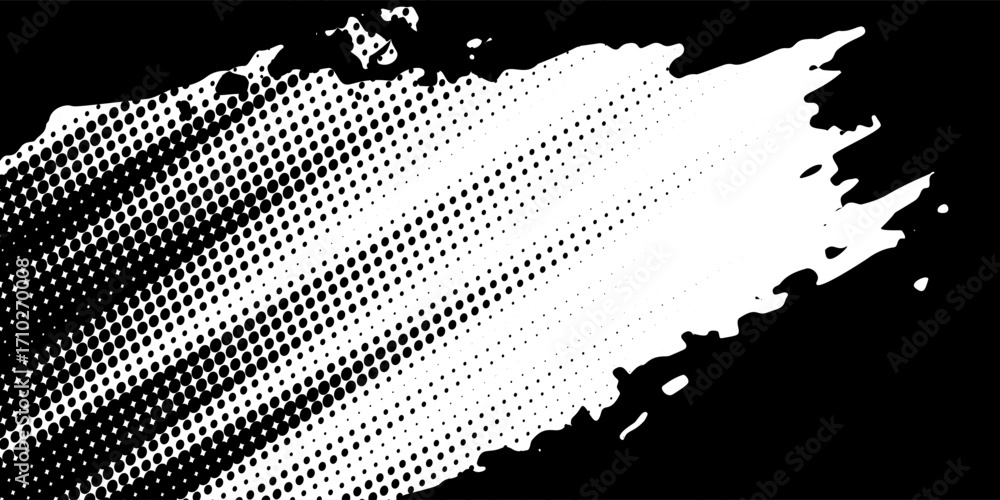 Aufkleber smooth vector transition from black to white with straight broken lines. modern vector background fo