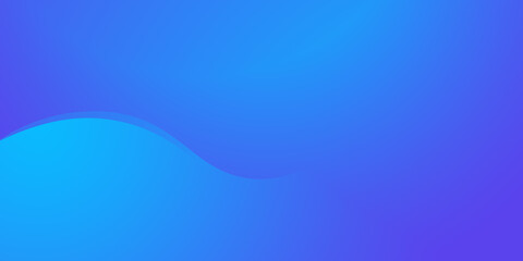 Abstract illustration background of curved waves in a blue gradient.