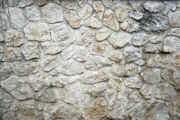 Light stone masonry wall texture