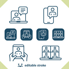 Video Call - Video Chat Icons