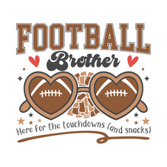 Football brother cheer football family, Football cheer family SVG