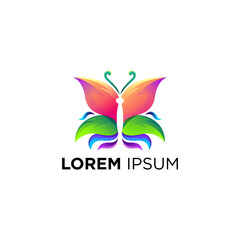 Butterfly modern logo design ideas