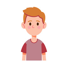 Young man character animation set.