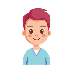 Young man character animation set.