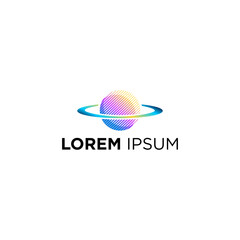 Galaxy minimalist modern logo design ideas