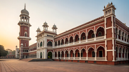 Fototapeta premium Darbar Mahal Palace in Bahawalpur Pakistan 