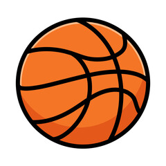 Obraz premium Basketball vector illustration graphic