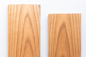Laminate Flooring on white background.wood texture background