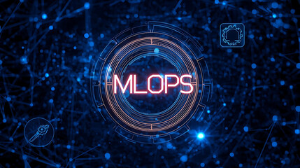 Obraz premium MLOps Integration and Deployment Framework Showcasing Machine Learning Model Lifecycle Management, Automated Pipelines, Continuous Integration and Delivery (CI/CD), Scalable Cloud Infrastructure