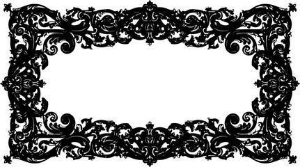 Silhouette design frame icon designs frame style 