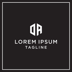 da or ia hexagon logo