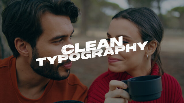 Clean Typography Animations