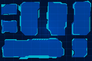 Digital HUD Neon Interface Pack