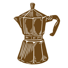 coffee maker vector illustration