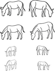 animals icon set design vector art 