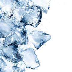 Obraz premium Frosty Winter Ice Texture Abstract Background for Cold Season