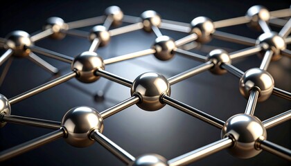 Metallic molecular structure
